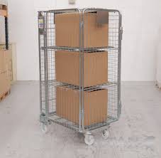 Owns Roll Security Container for Simple And Efficient Warehouse Storage