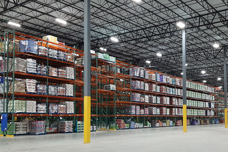 Falling Item Prevention for Pallet Racks