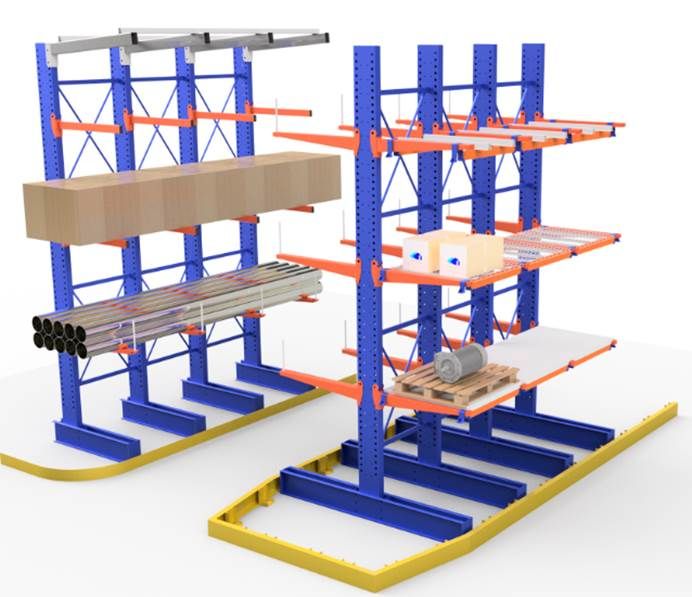 Industrial Cantilever Racking System – Optimized Storage for Long And Bulky Loads