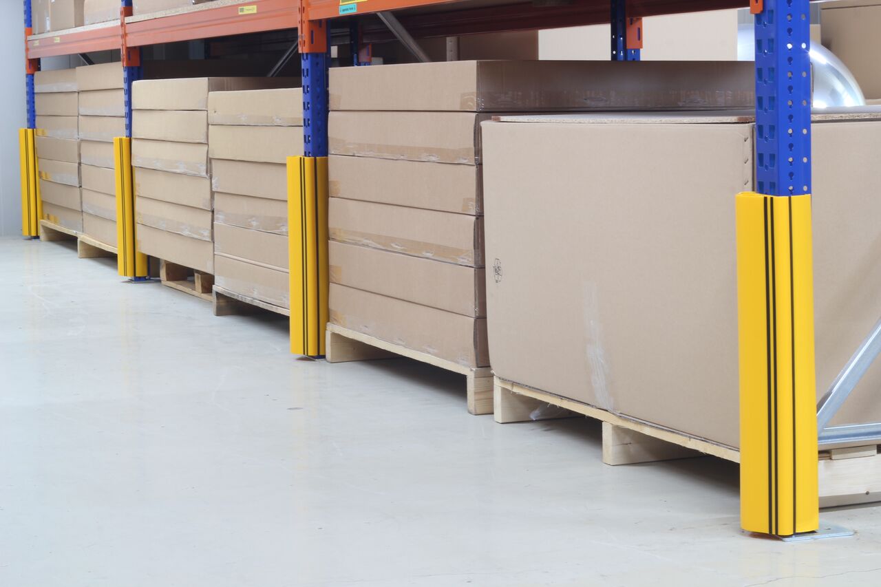 Warehouse Rack Plastic Safety Protectors