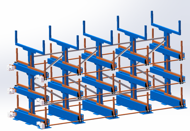 Electric Telescopic Cantilever Rack