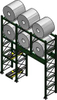 Heavy-Duty Coils Racking System – Secure Storage for Metal Rolls