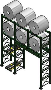 Heavy-Duty Coils Racking System – Secure Storage for Metal Rolls